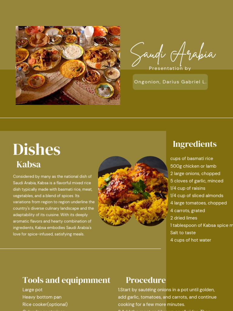 Traditional Saudi Arabian Dishes Guide | PDF | Teaspoon | Breads