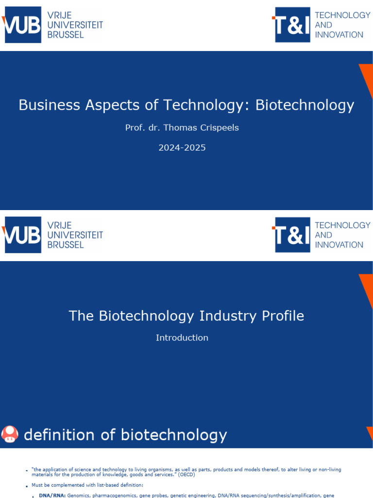 Biotechnology Industry Overview 2024 | PDF | Biotechnology | Phases Of ...
