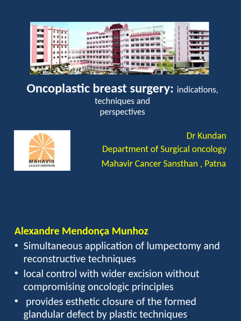Oncoplastic Breast Surgery Techniques | PDF | Breast Cancer | Breast