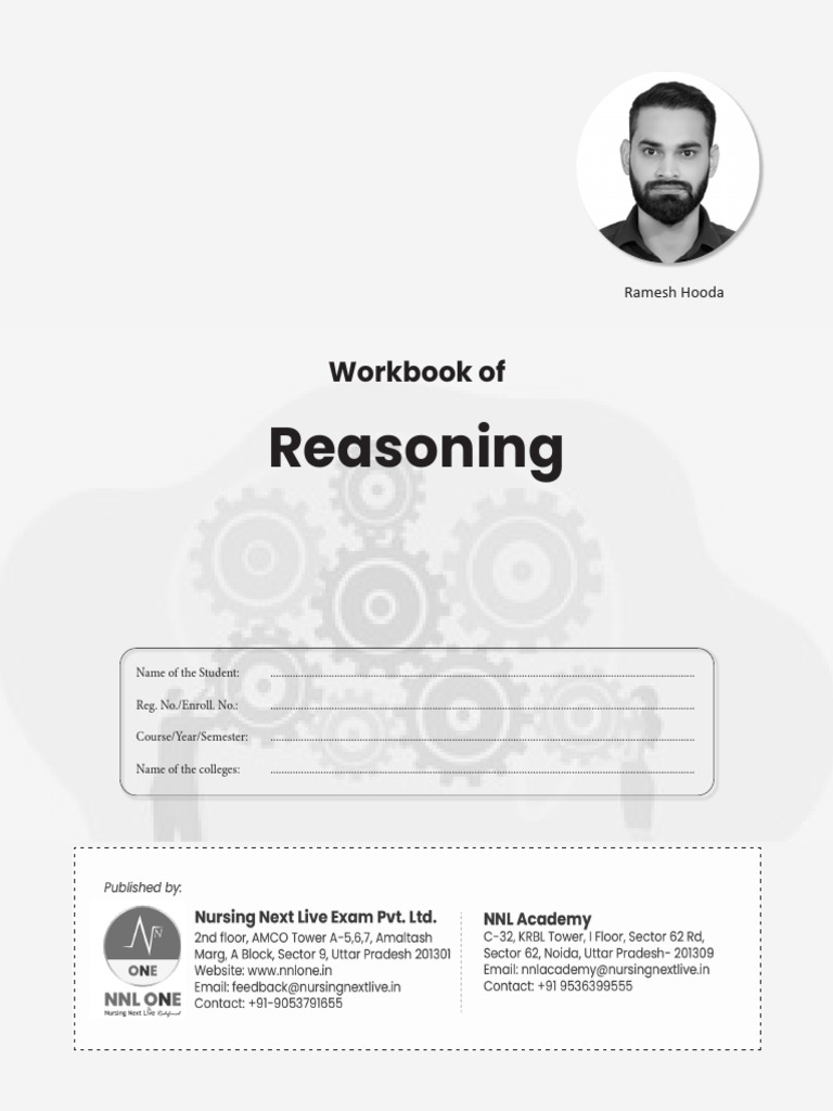Reasoning Workbook (With Ans Key) | PDF | Human Communication | Linguistics