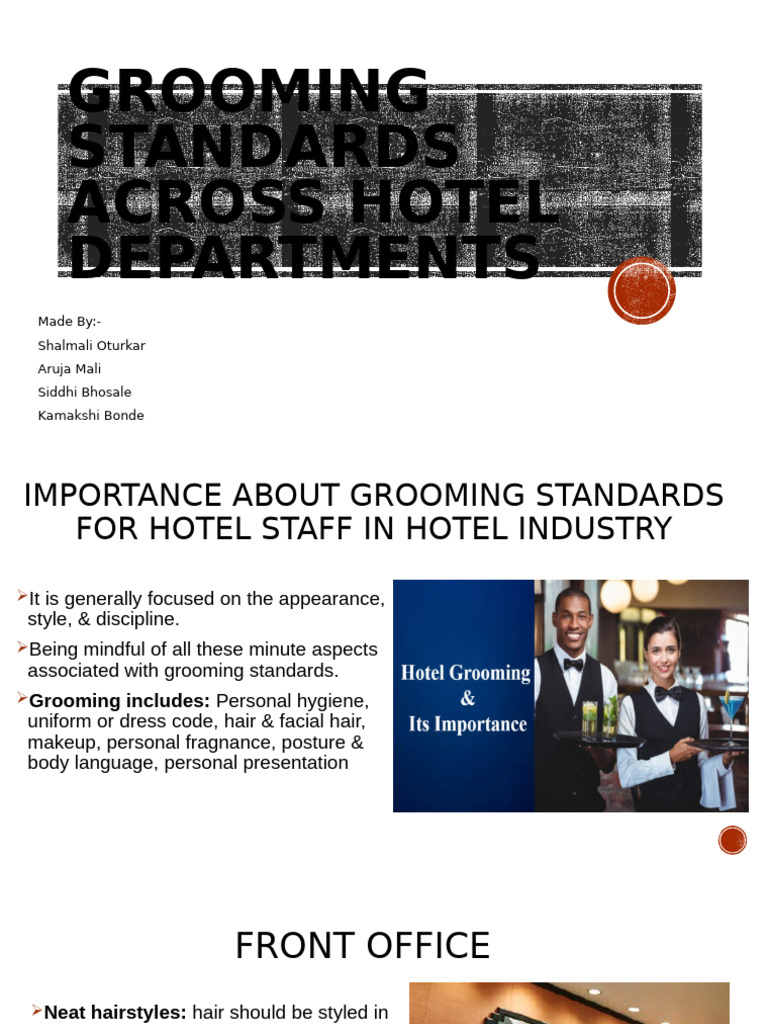 YEAR1-2024_SectionC_CE Grooming standards Across Hotel Depatment | PDF