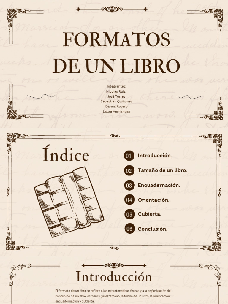 Formatos y Tipos de Libros Explicados | PDF | Encuadernación | Libros