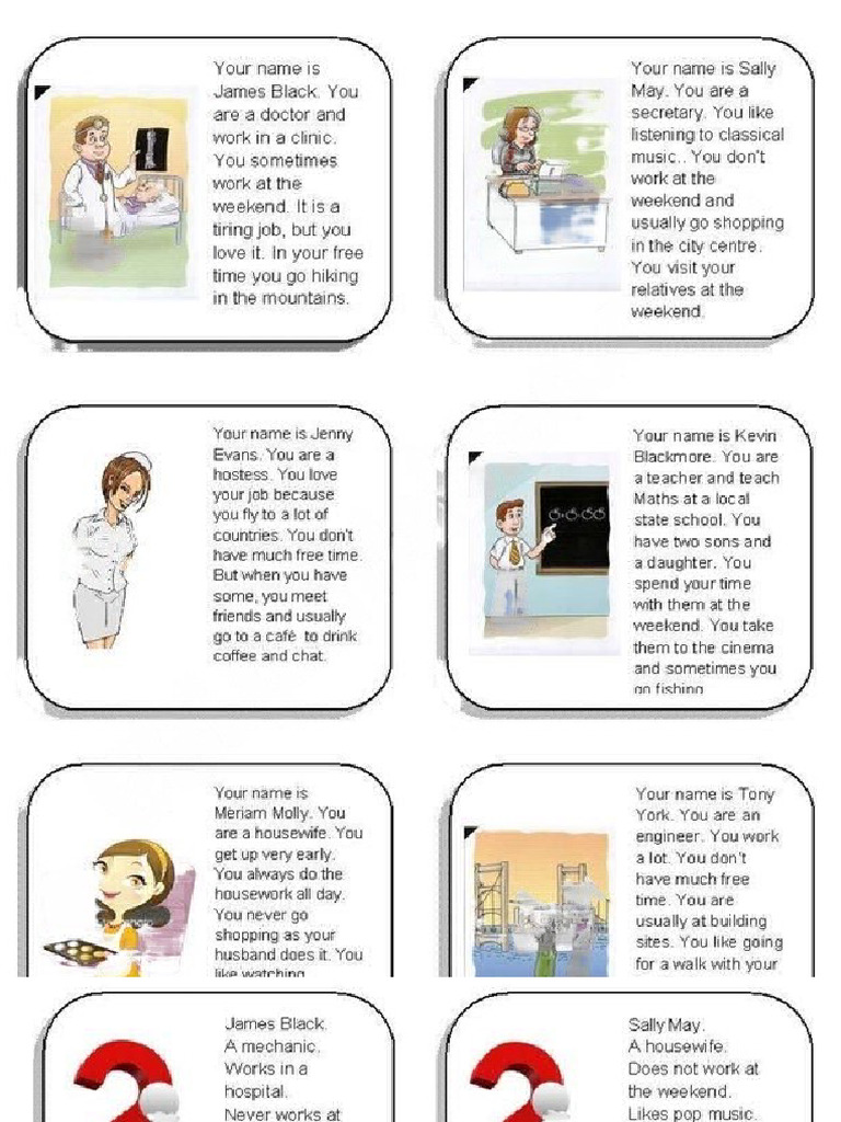 Role Play To Check True - False Information | PDF