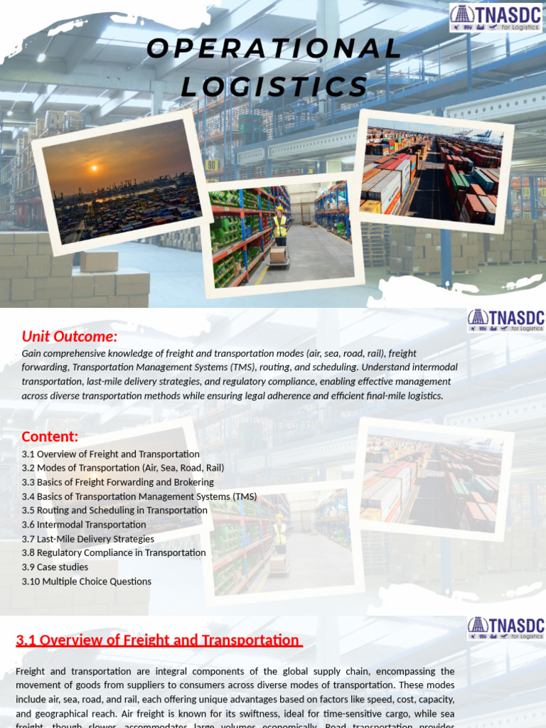 Freight & Transport Management Guide | PDF | Cargo | Transport