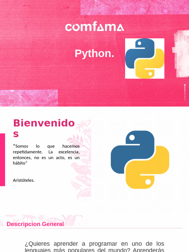 Aprende Programación con Python | PDF | Python (lenguaje de ...