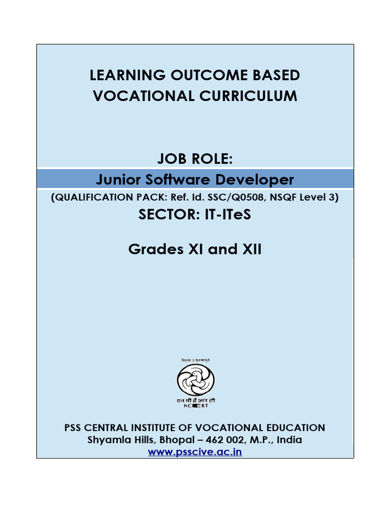 Junior Software Developer Curriculum | PDF | Educational Assessment ...
