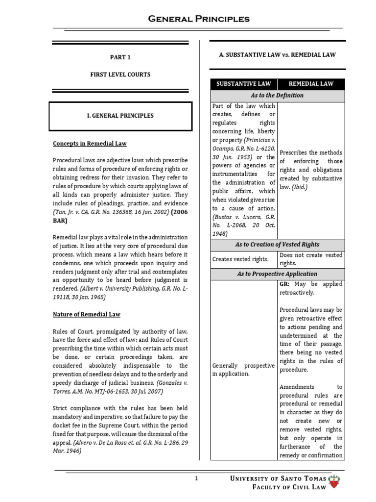 Civ Pro Golden Notes (Ust 2022) | PDF | Jurisdiction | Certiorari