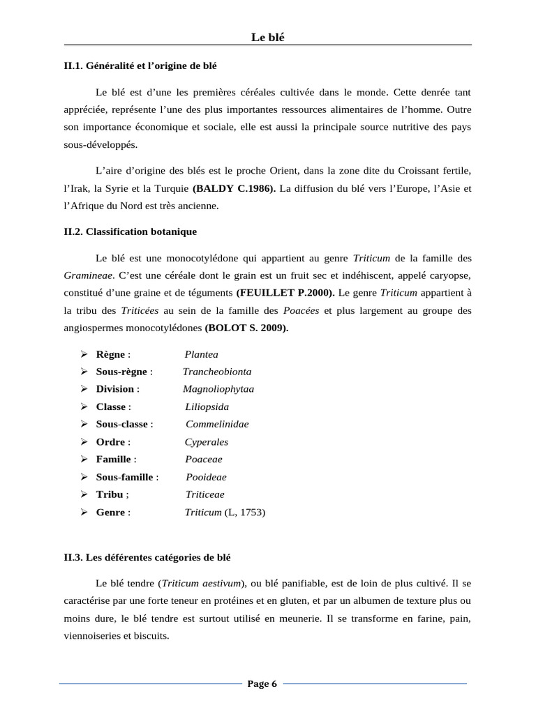 Origine et types de blé | PDF | Blé | Céréale