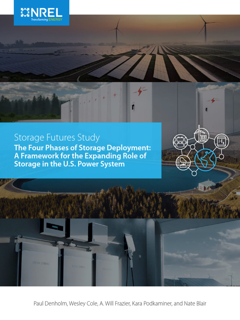 NREL - Four phases of storage deployment | PDF | Energy Storage ...