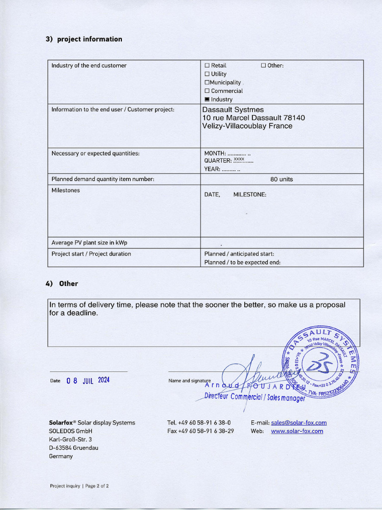 Project Inquiry EN FORM - Page - 2 | PDF