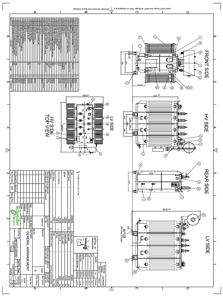 PowerTransformer DWG | PDF