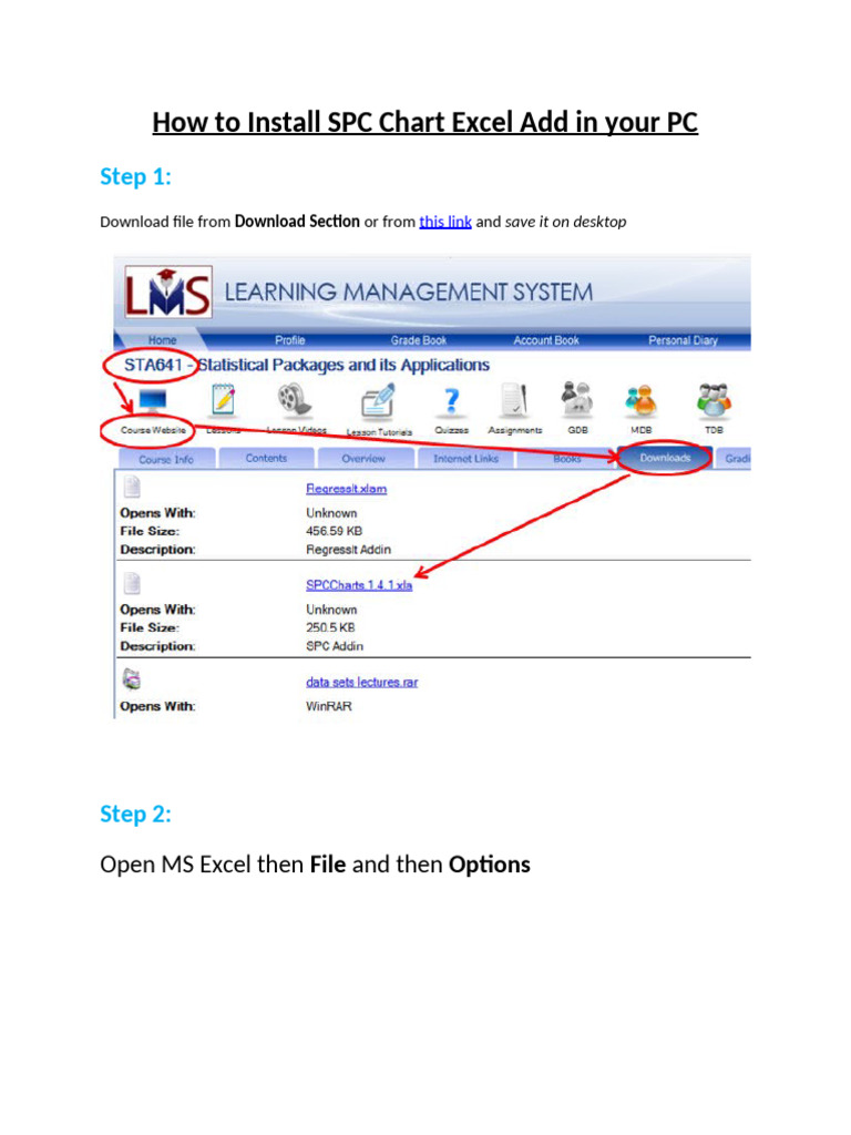 How To Install SPC Chart Excel Add in Your PC | PDF