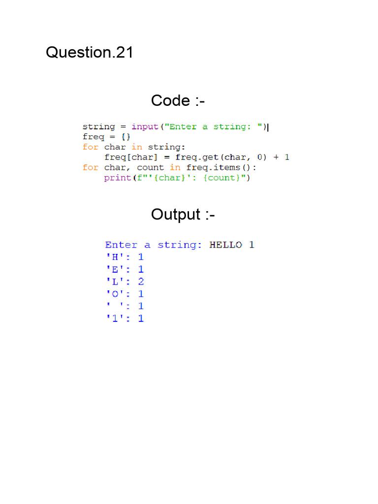Practical C.S (21) | PDF