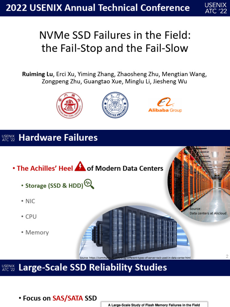 atc22_slides_lu | PDF | Solid State Drive | Hard Disk Drive