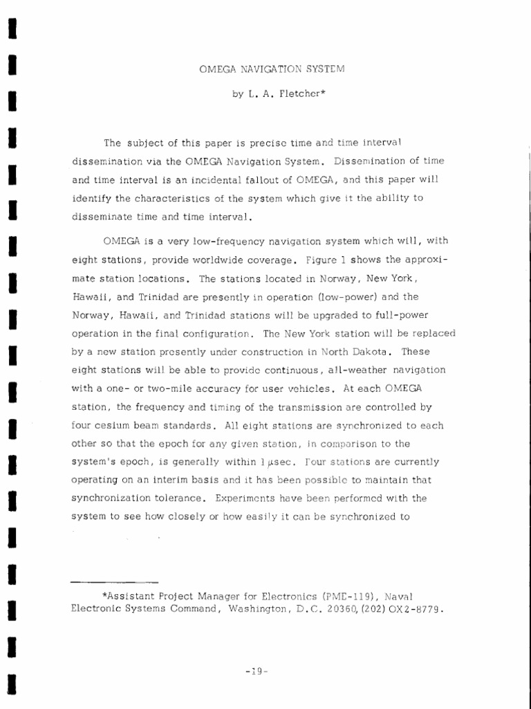 OMEGA Navigation System 1970 | PDF | Navigation | Telecommunications ...