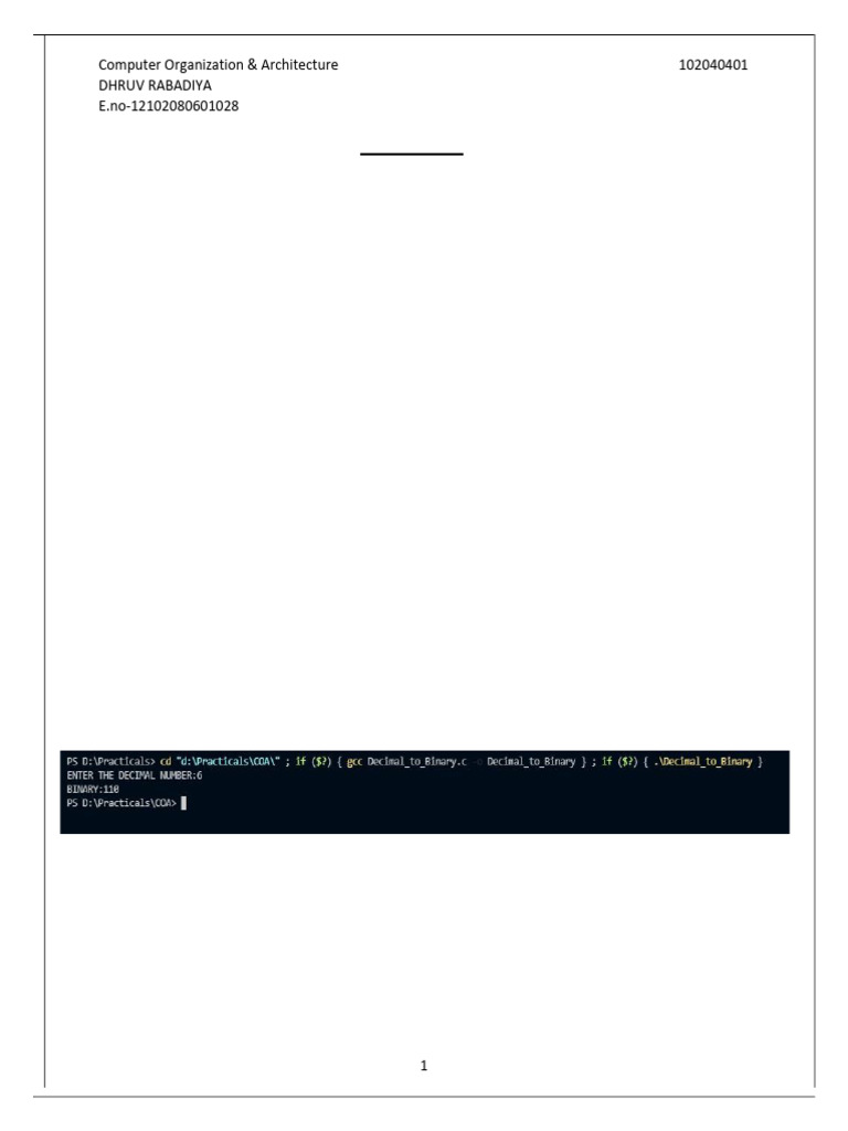 C Programs for Data Conversion & Micro-operations | PDF | Input/Output ...