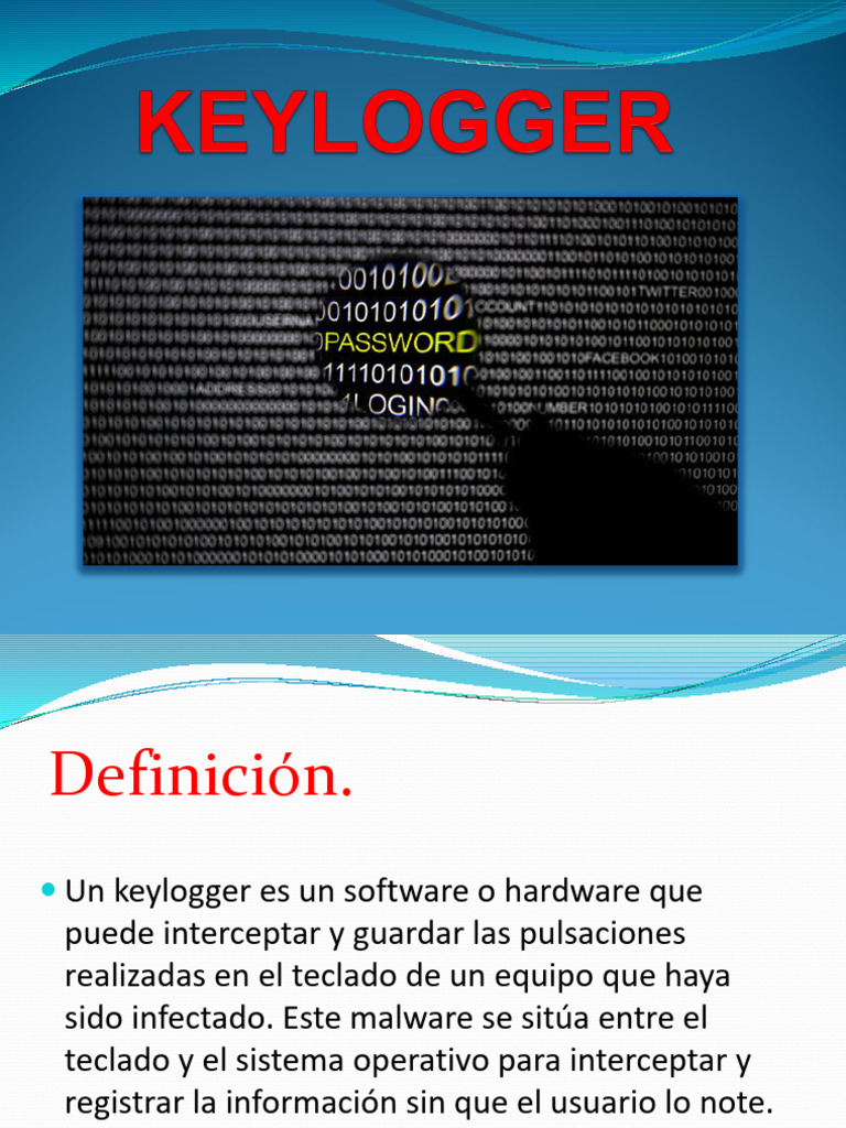 Tipos y funcionamiento de keyloggers | PDF | Malware | Ingeniería ...