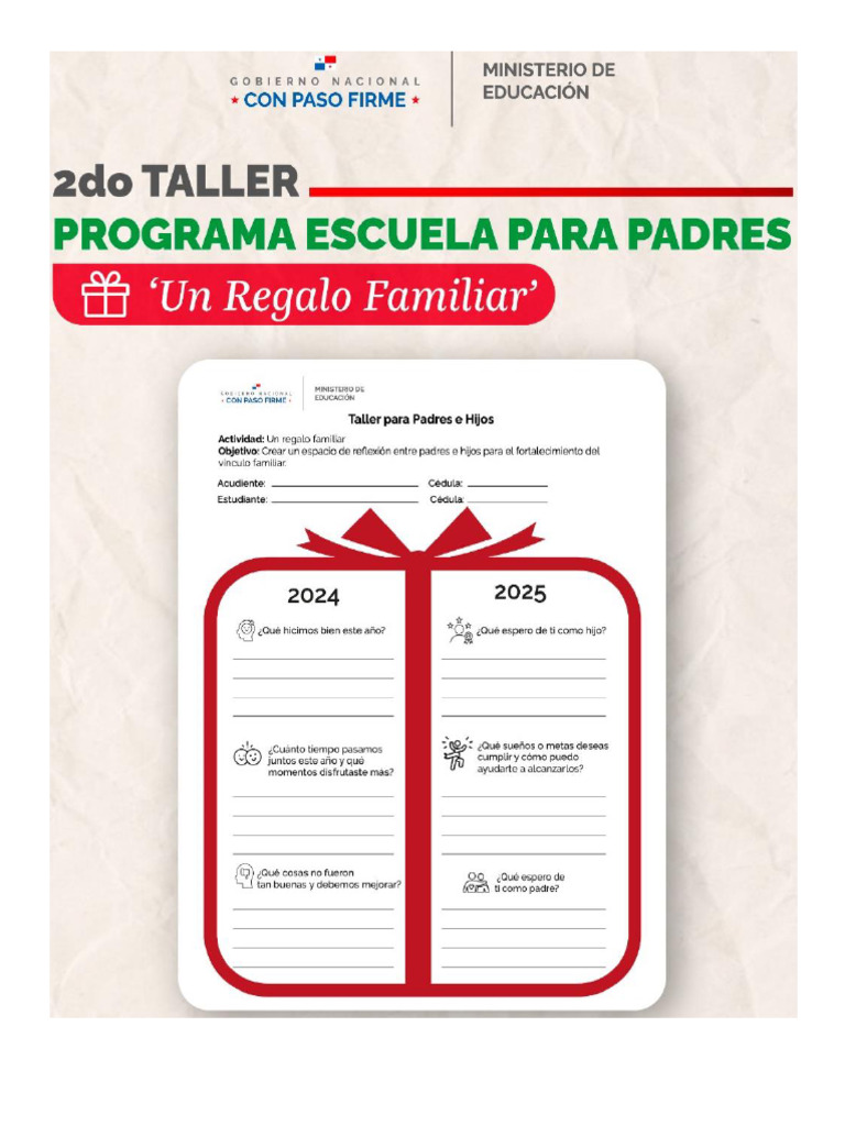 2do Taller Escuela para Padres 2024 | PDF