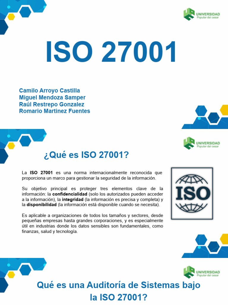 Auditoría y SGSI en ISO 27001 | PDF | Seguridad de información | La ...
