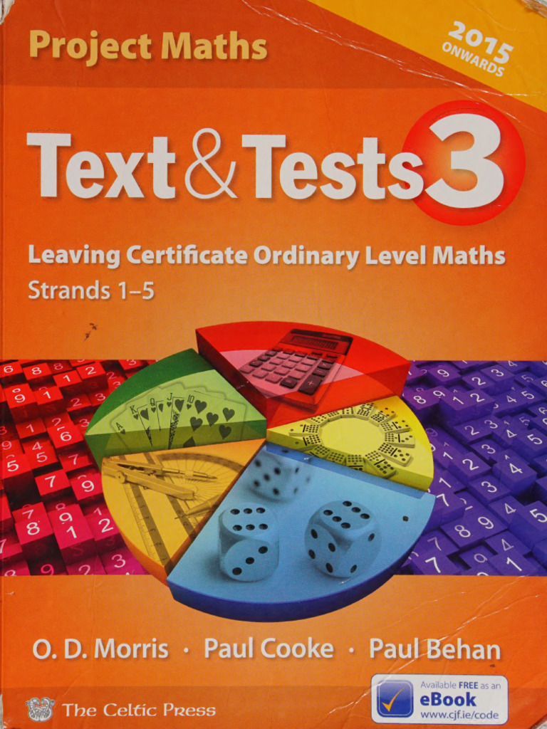Text & Tests 3: Ordinary Level Maths | PDF | Trigonometric Functions | Area