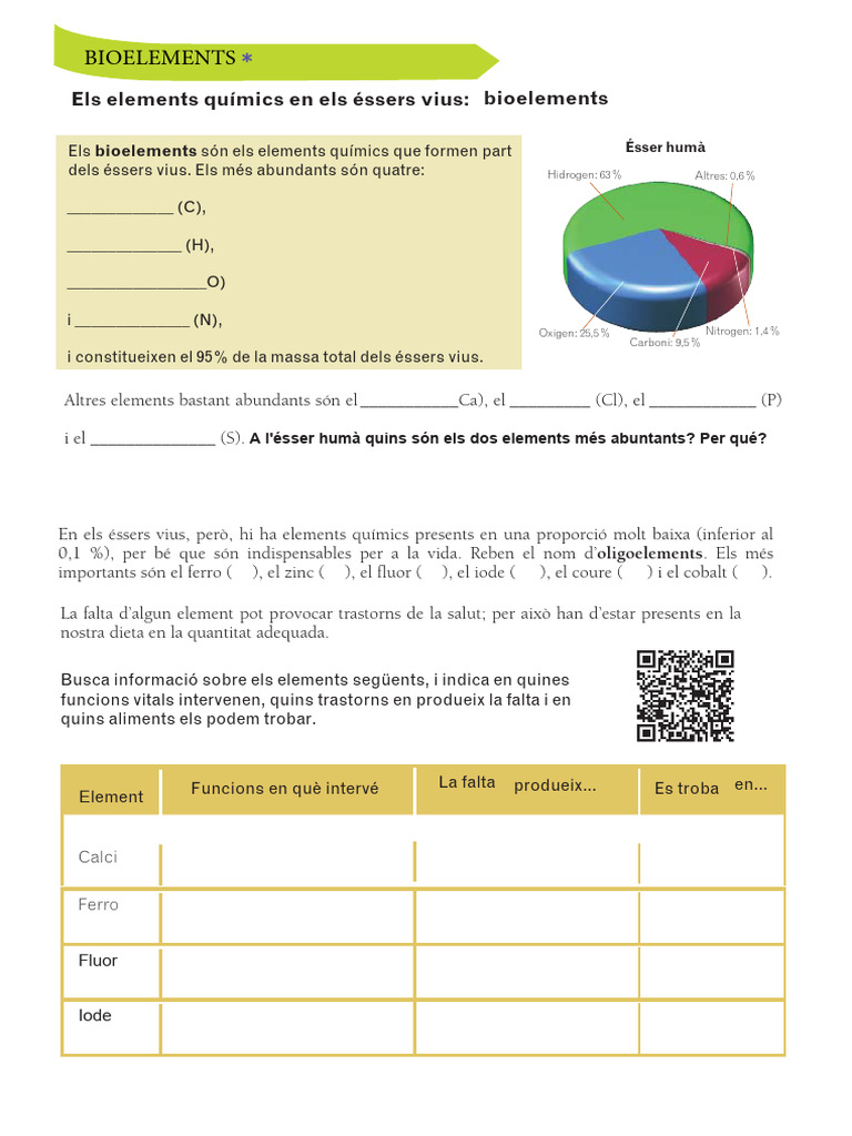 Bioelements | PDF