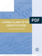 Laying Claim to the Constitution
