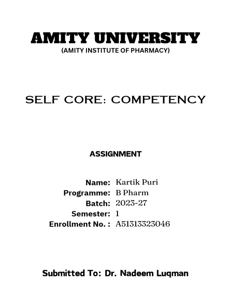 Understanding Core Competencies for Growth | PDF | Personal Development ...