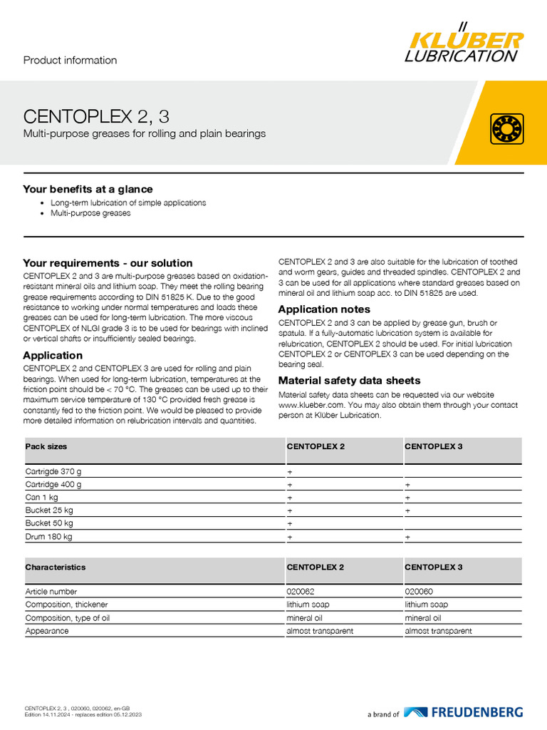 Centoplex 2-3-020062 Pi GB en | PDF | Bearing (Mechanical) | Mechanical ...