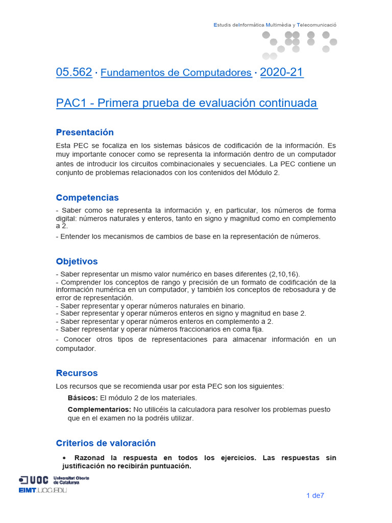 Representación numérica en computación | PDF | Informática | Lexicología