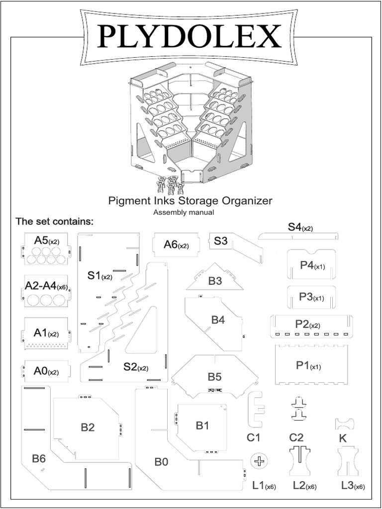 MDF Paint Rack Assembly Guide | PDF