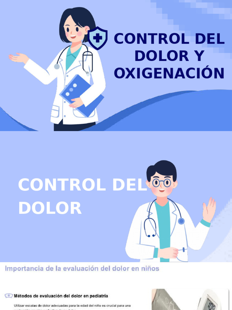 Control Del Dolor y Oxigenación Eq. 1 | PDF