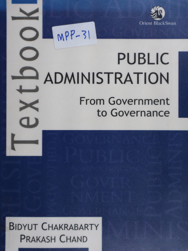Public Management Occasional Papers Contracting Out Government