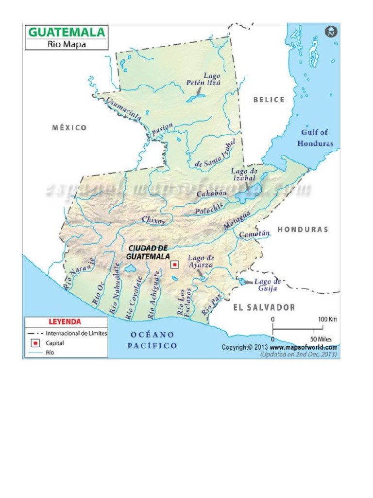 Mapa de Los Rios de Guatemala | PDF