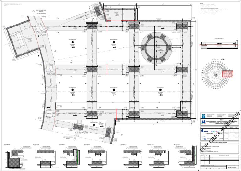 ACe-200004_1 Formwork - Axes 7-10_FOUNDATIONS | PDF | Geographic Data ...