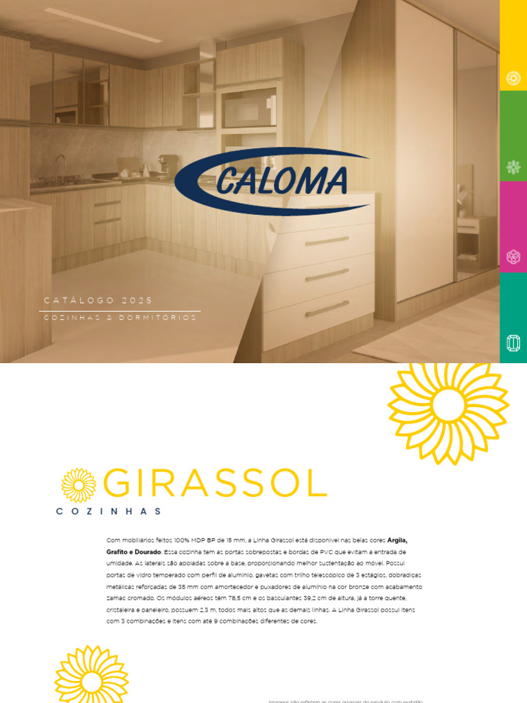 Catálogo de Móveis Caloma 2025 | PDF | Materiais