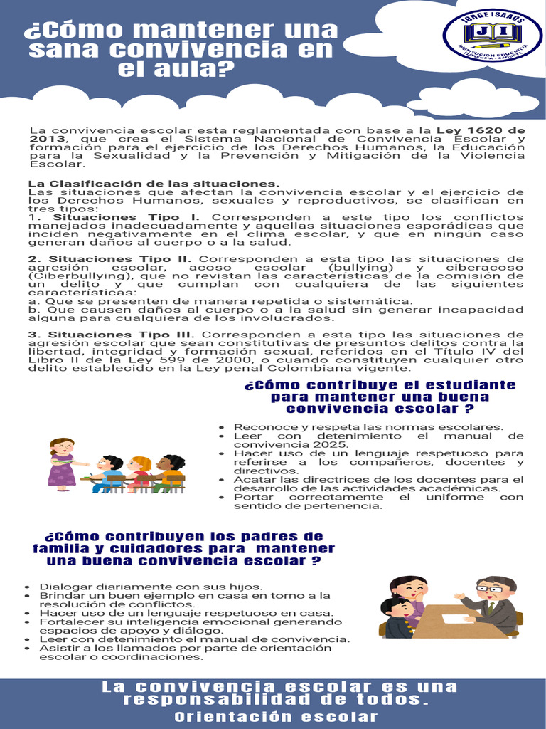 ¿Cómo Mantener Una Sana Convivencia en El Aula | PDF | Acoso ...
