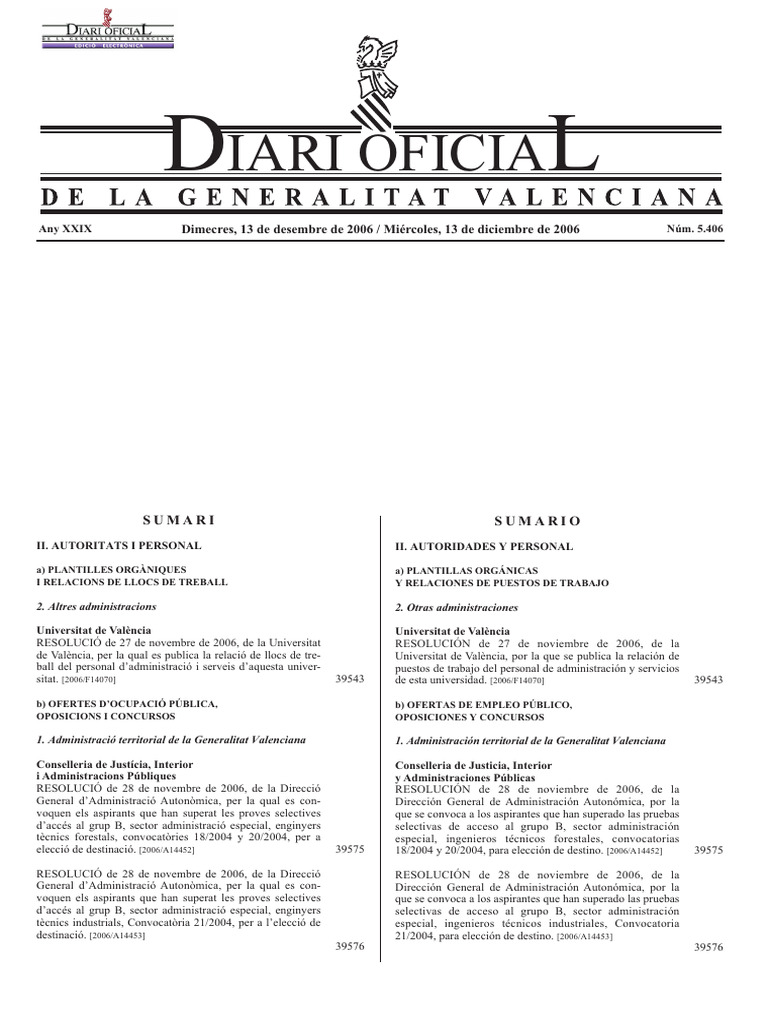 Dogv 5406A | PDF