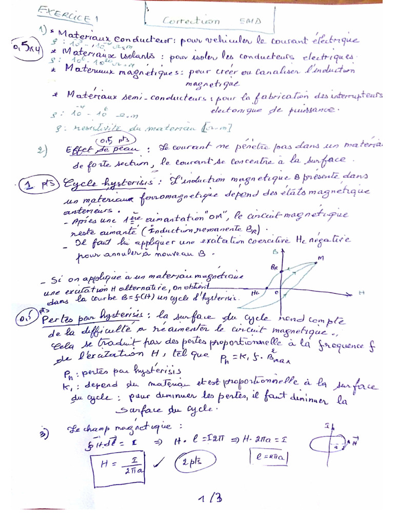 Correction EMD Materiaux Et Introduction À La HT | PDF