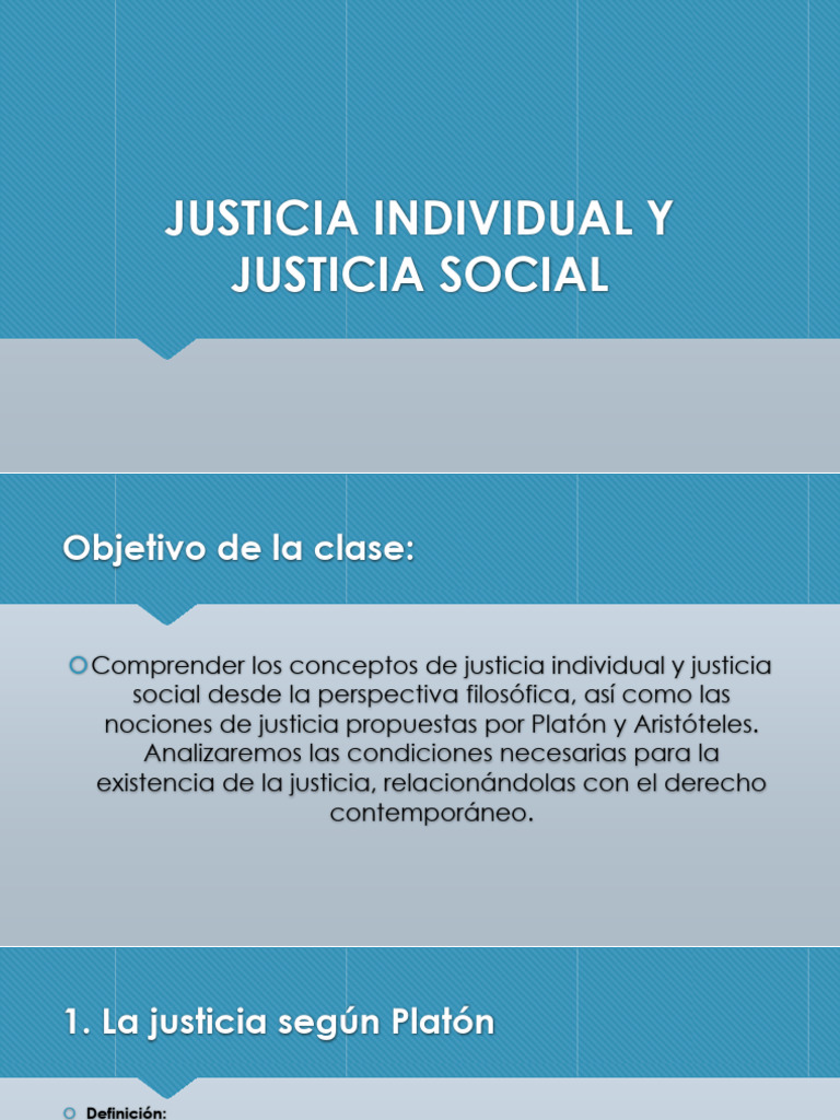 Justicia Individual y Social: Conceptos Clave | PDF | Justicia | Crimen ...