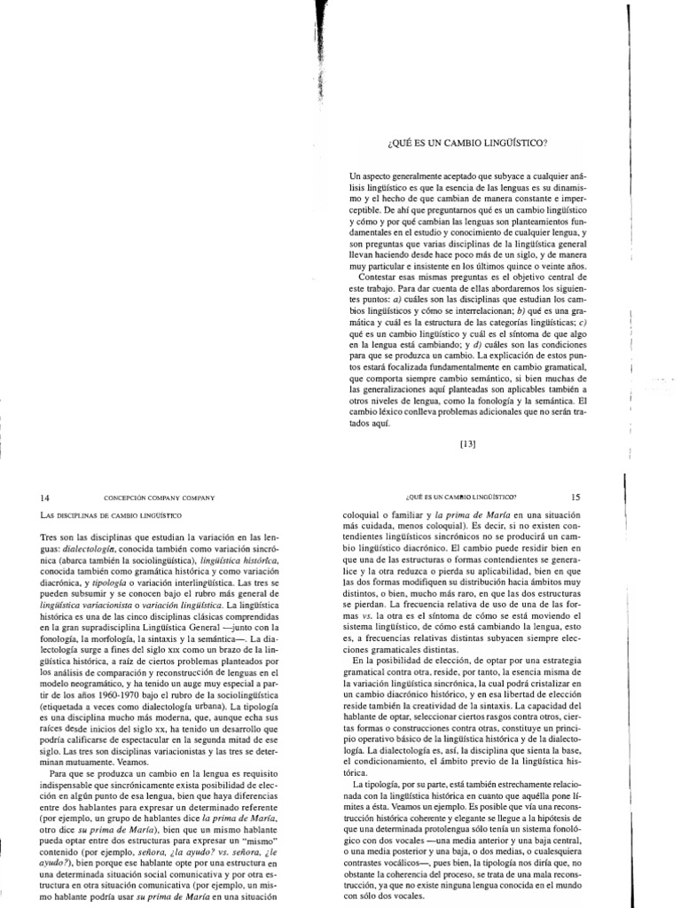 021 que es el cambio linguistico company pdf ling stica gram tica
