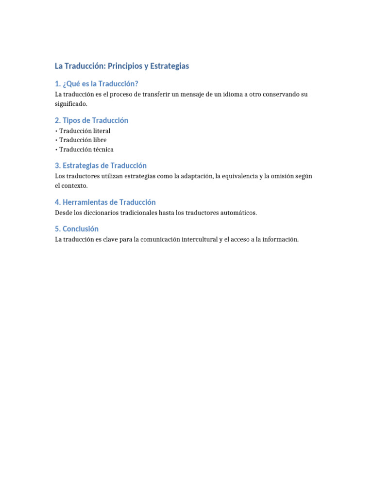 La Traducci%C3%B3n Principios y Estrategias | PDF