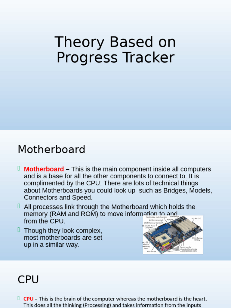 Understanding Computer Components | PDF | Computer Network | Cpu Cache