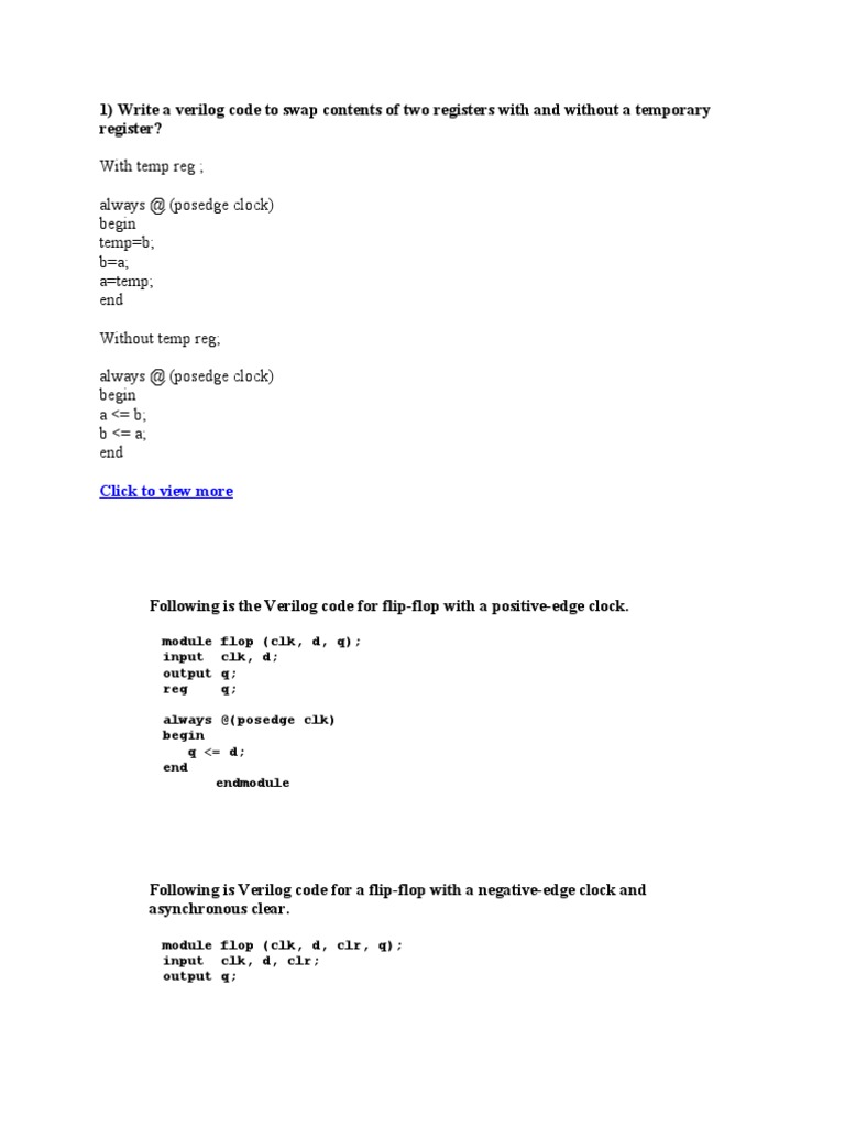 Verilog Faq Parameter Computer Programming String Computer Science