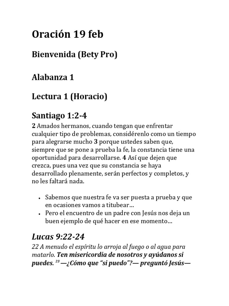 Fortaleciendo la Fe a través de la Oración | PDF | Oración | Jesús