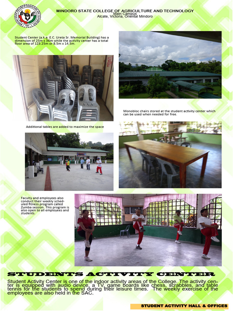 Mindoro State College Student Activity Center | PDF