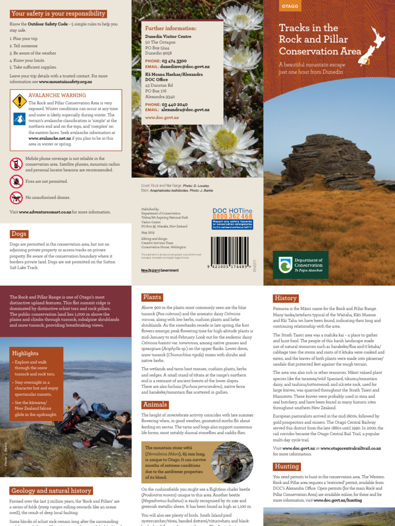 Rock and Pillar Conservation Guide | PDF | Trail