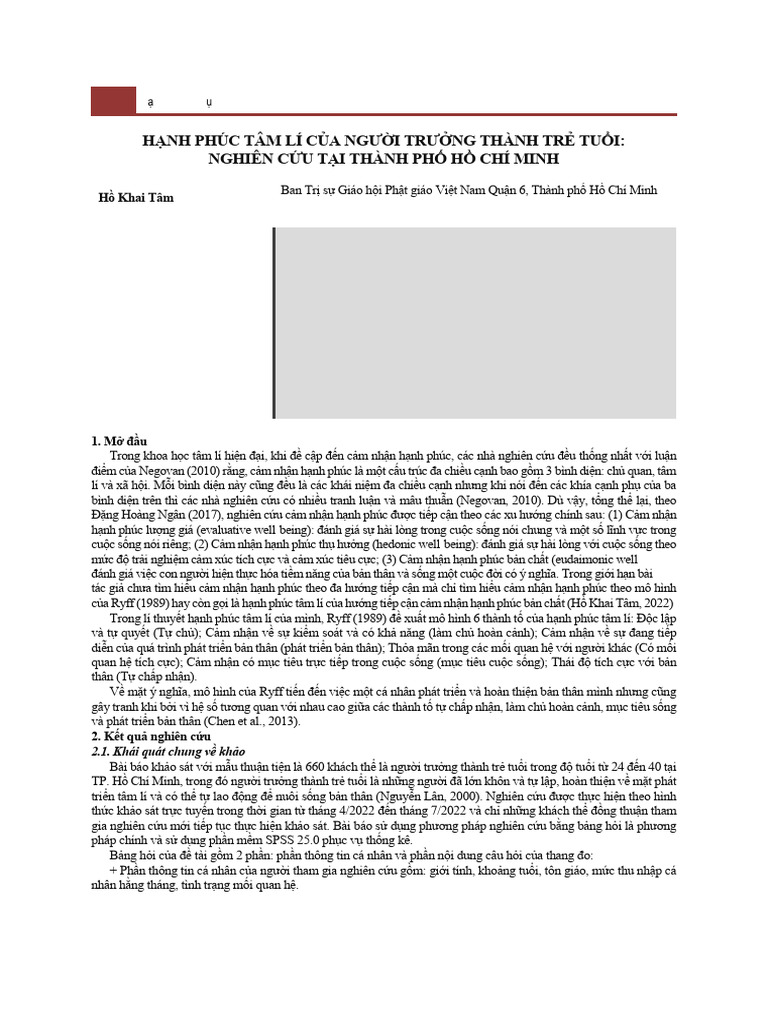 HNH PHC TM L Ca Ngi TRNG THNH TR Tui Nghin Cu Ti THNH PH H CH Minh | PDF