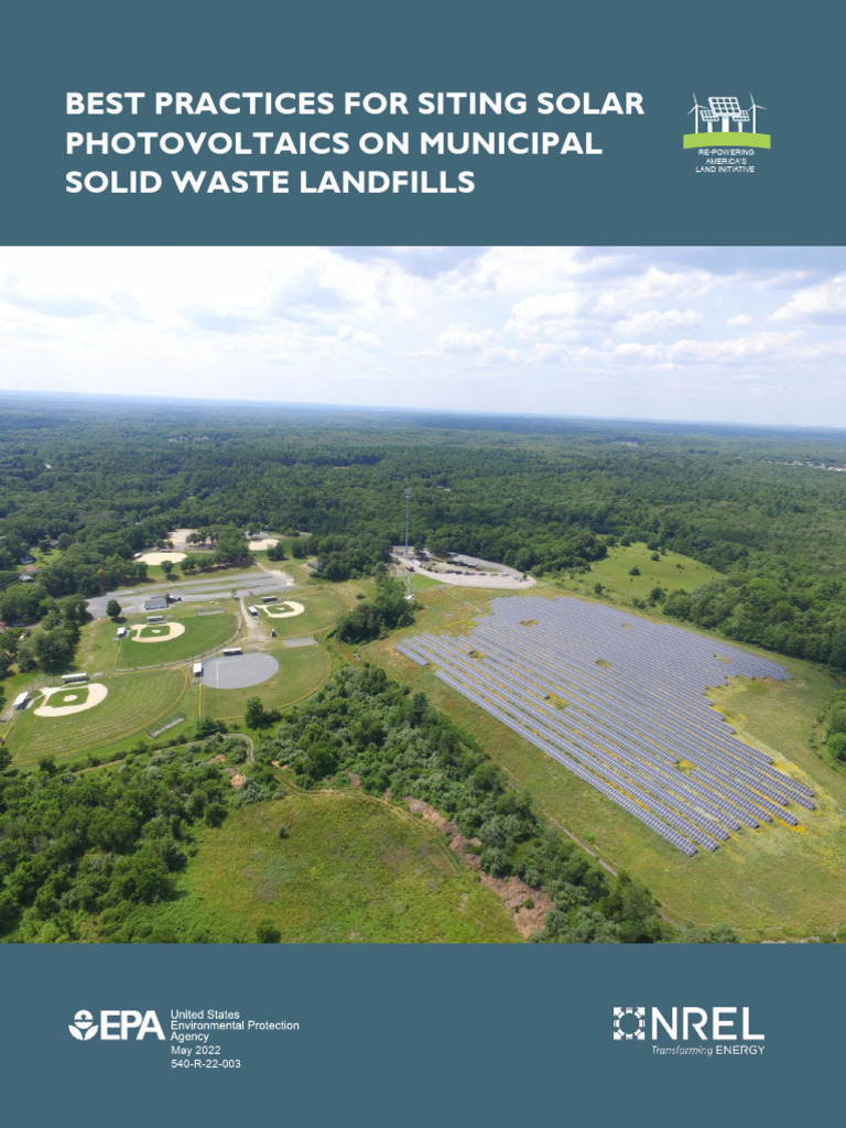 Best Practices for Solar on Landfills | PDF | Photovoltaics ...