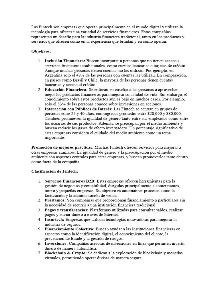 Fintech: Innovación y Regulación Financiera | PDF | Capital de riesgo ...
