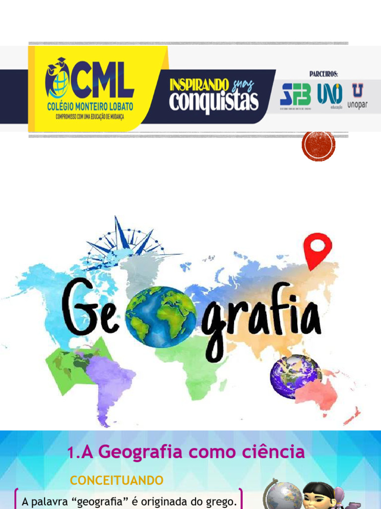 Aula 01 Geografia Definições Conceitos | PDF | Geografia | Science